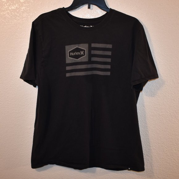 Hurley Other - Hurley All Black USA Flag